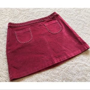 Gorgeous Deep Red Skirt